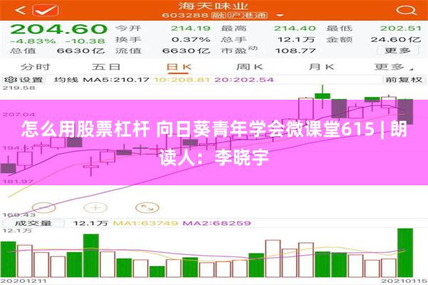 怎么用股票杠杆 向日葵青年学会微课堂615 | 朗读人：李晓宇